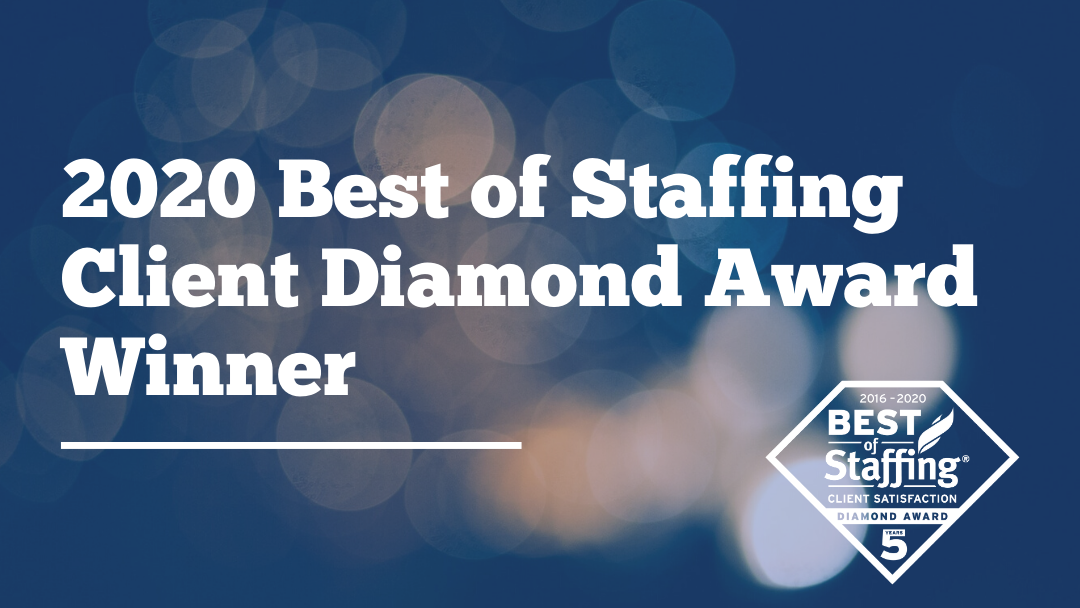 2020 Best of Staffing Client Diamond Award Winner