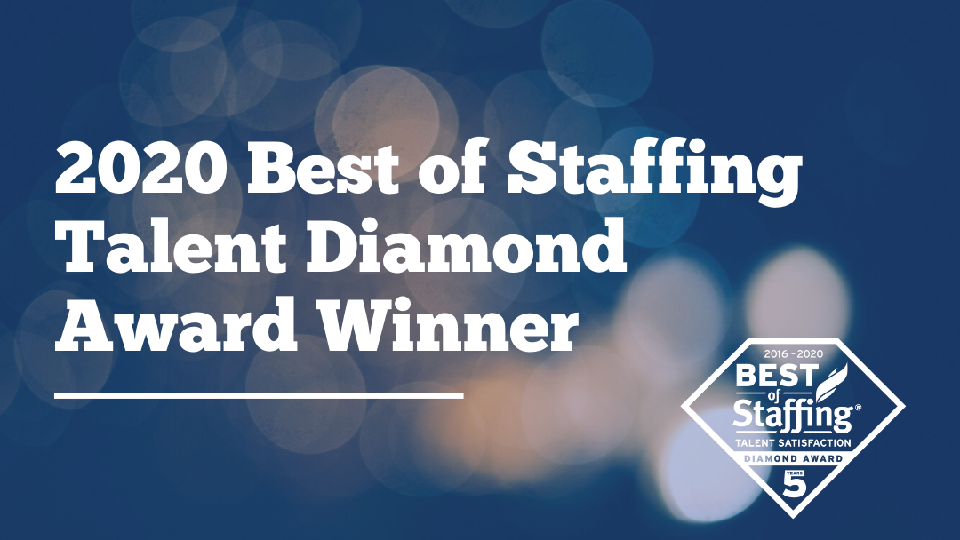 2020 Best of Staffing Talent Diamond Award Winner