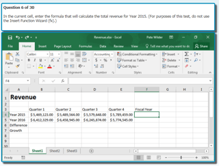 Skills Assessment Test - Microsoft Excel