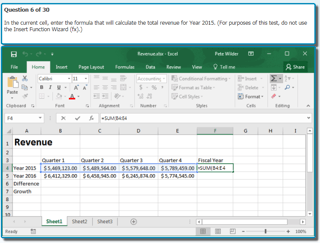 Skills Assessment Test - Microsoft Excel