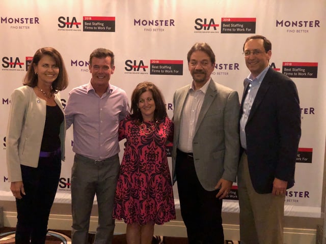 Staffing Industry Analysts 2018 Best Staffing Firms to Work For - SIA Executive Forum Reception