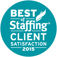 2015 Best of Staffing Client Award