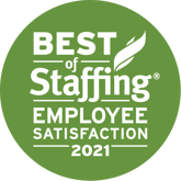 2021 Best of Staffing Award | Employee Satisfaction | Sparks Group