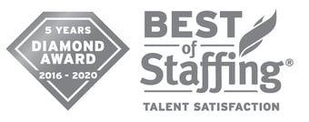 2020 Best of Staffing Diamond Award - Talent Satisfaction | Best Staffing Agencies in the U.S.